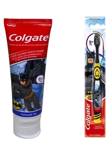 Çocuk Diş Macunu 75 ml + Diş Fırçası Batman