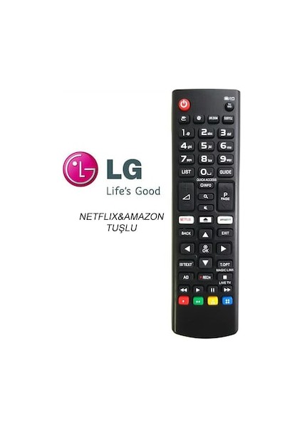 Lg 55 Nano 796 Uyumlu Sihirli Yerine Tuşlu Kumanda Netflix Amazon Tuşlu