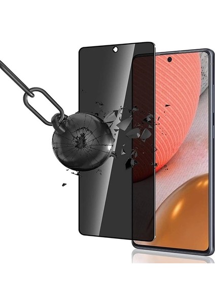 Oppo A72 Hayalet Ekran Koruyucu 6D Kırılmaz Cam - Gizlilik Korumalı - Ultra Darbe Emici Etkin Koruma - Ekranı Tam Kaplar fırsatları