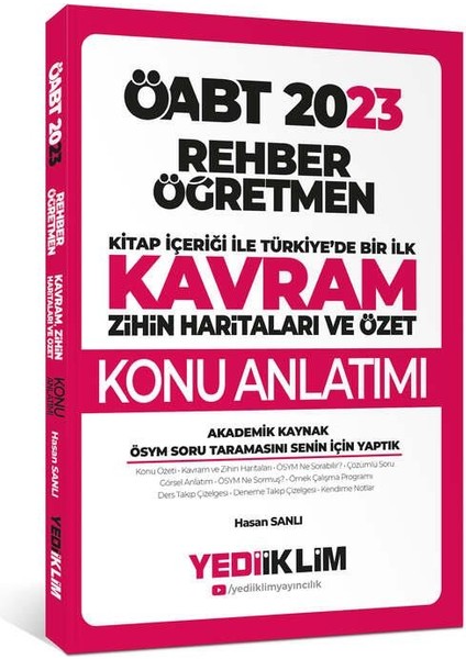 ÖABT 2023 Rehber Öğretmen Kavram Haritalarıyla Konu Anlatımı