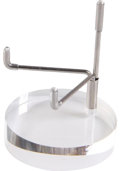 1pc Akrilik Ekran Standı Rafı Fosiller İçin Yuvarlak Taban Inerals Geode Mücevher M (Yurt Dışından)