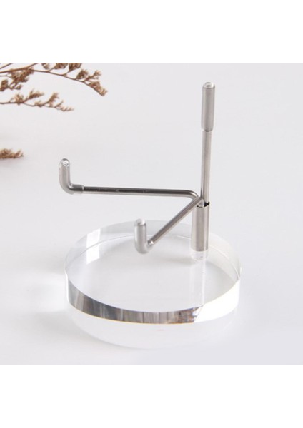 1pc Akrilik Ekran Standı Rafı Fosiller İçin Yuvarlak Taban Inerals Geode Mücevher M (Yurt Dışından) modelleri