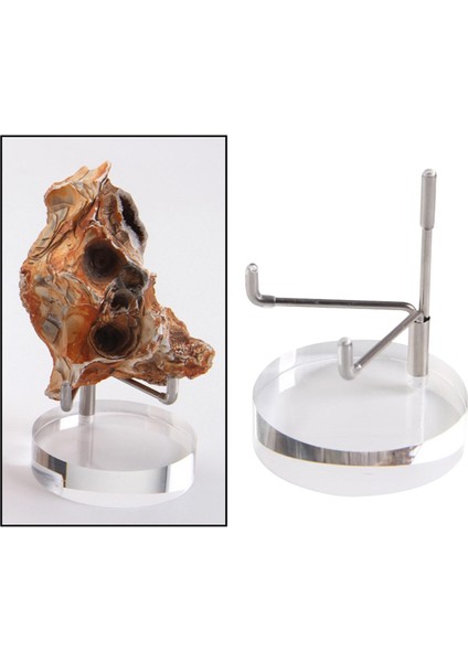 1pc Akrilik Ekran Standı Rafı Fosiller İçin Yuvarlak Taban Inerals Geode Mücevher M (Yurt Dışından) indirimleri