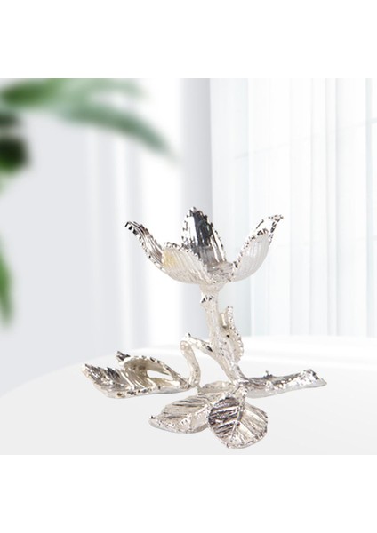 Metal Çiçek Ekran Stand Kristal Top Masaüstü Kaya Tutucu Taban Ev Dekoru Büyük (Yurt Dışından) fırsatları
