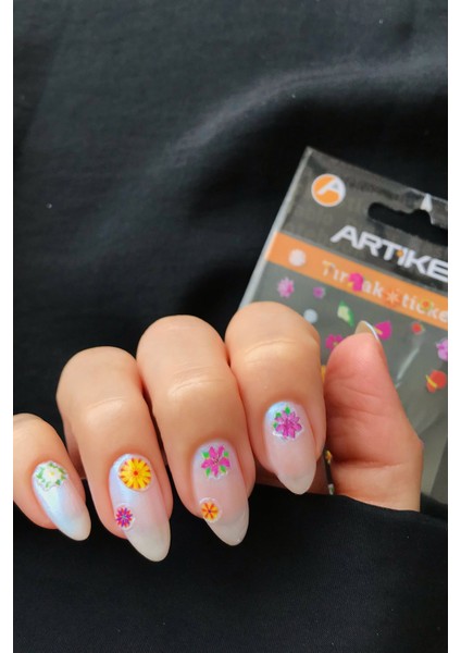 Çiçekler Tırnak Sticker , Nail Sticker, Nail Art