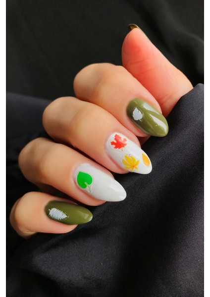 Yapraklar Tırnak Sticker , Nail Sticker, Nail Art
