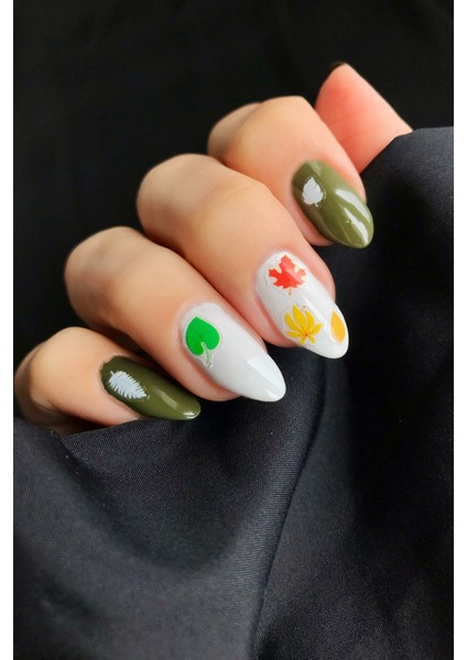 Yapraklar Tırnak Sticker , Nail Sticker, Nail Art fırsatları