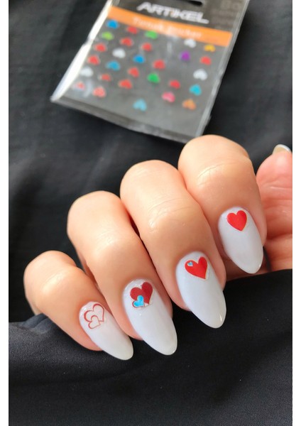 Kalpler Tırnak Sticker , Nail Sticker, Nail Art fiyatları