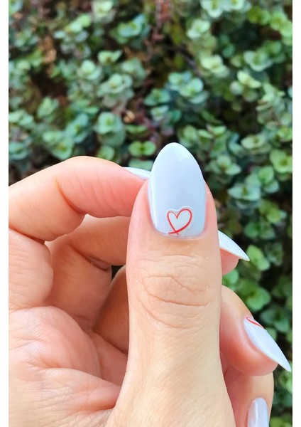 Kalpler Tırnak Sticker , Nail Sticker, Nail Art modelleri