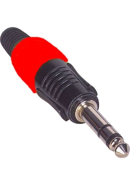 6.3 mm Stereo Erkek Konnektör Jack (2 Adet)