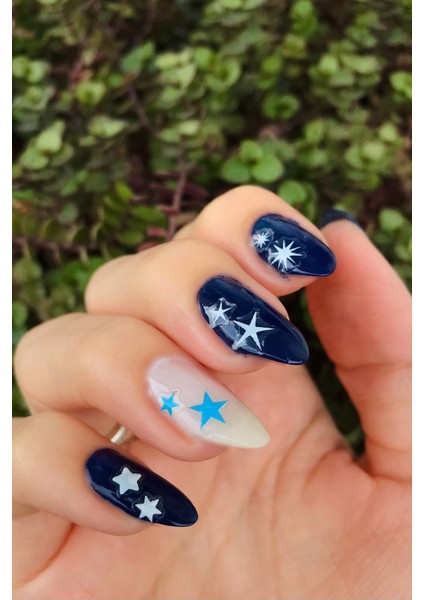 Yıldızlar Tırnak Sticker , Nail Sticker, Nail Art modelleri