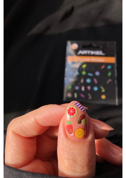Şekerlemeler Tırnak Sticker , Nail Sticker, Nail Art fiyatları