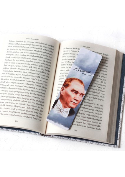 Kitap ayracı, Atatürk  2 adet