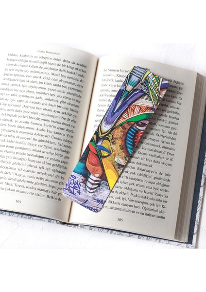 Kitap ayracı, desen 2 adet