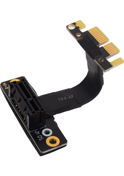 5086 Pcı-E Express 1x Dişi Erkek Riser Yükseltici Uzatma Kablosu 10CM