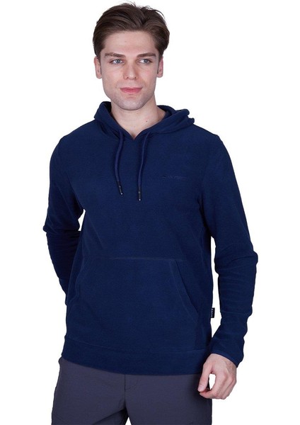 600509 Alpinist Cliff Erkek Kapşonlu Polar Lacivert Xxl