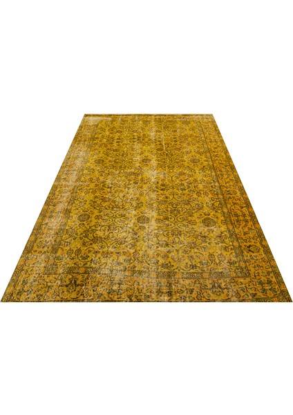 Klasik Modern Vintage Eskitme El Dokuma Halı 160 x 256 cm 9744