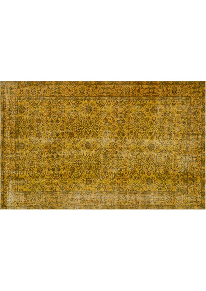 Klasik Modern Vintage Eskitme El Dokuma Halı 160 x 256 cm 9744