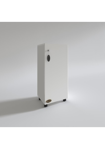 Kenzlife mutfak dolabı zehra 088*030*032 byz kilitli tekerlekli banyo evrak ofis kitaplık ayakkabılık kiler