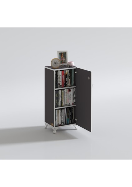 Kenzlife mutfak dolabı zehra 088*030*032 gri kilitli ayaklı banyo evrak ofis kitaplık ayakkabılık kiler modelleri