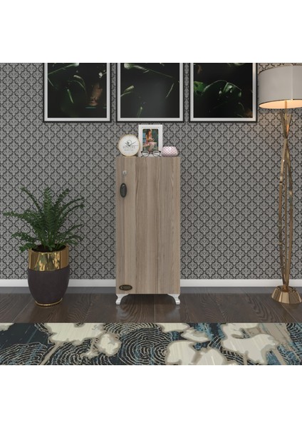 Kenzlife mutfak dolabı zehra 088*030*032 crd kilitli ayaklı banyo evrak ofis kitaplık ayakkabılık kiler indirimleri