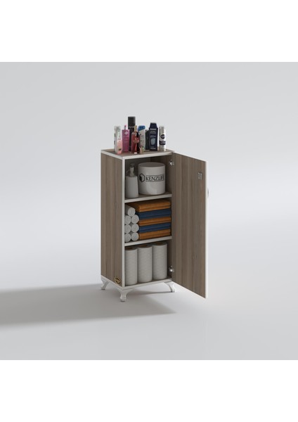 Kenzlife mutfak dolabı zehra 108*030*032 crd kilitli ayaklı banyo evrak ofis kitaplık ayakkabılık kiler fiyatları