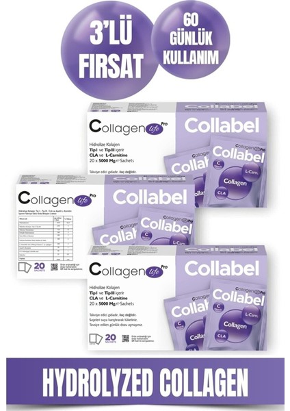 Collagen Life Collabel  60 Şase