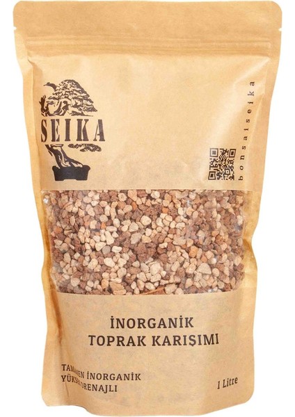 İnorganik Toprak Karışımı Bonsai, Sukulent, Kaktüs TK03 (1 Litre)