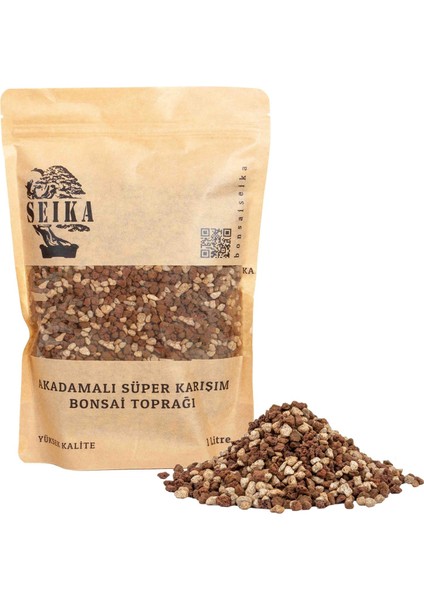 Akadamalı Süper Karışım Bonsai Toprağı TK01 (1 Litre)