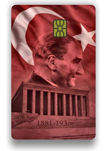 Uzun Tuning Atatürk Kredi Kartı Sticker Kaplama