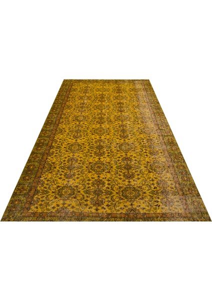 Vintage Eskitme El Dokuma Halı 160 x 273 cm 9774