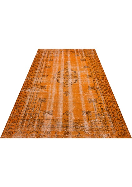 Eşsiz Anadolu Vintage Eskitme El Dokuma Halı 152 x 259 cm 9778