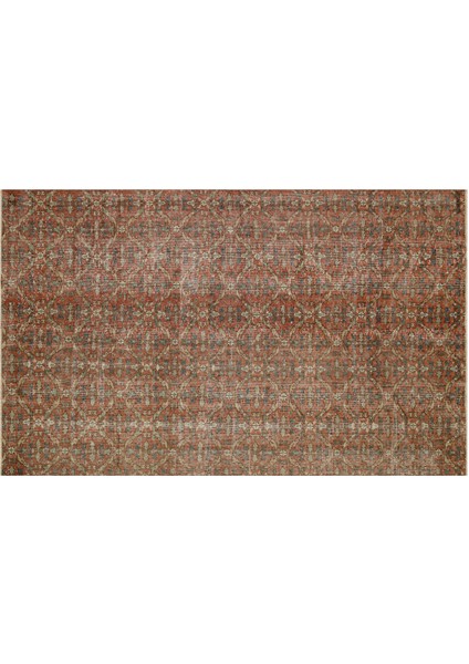 Özel Vintage Eskitme El Dokuma Halı 158 x 263 cm 9779