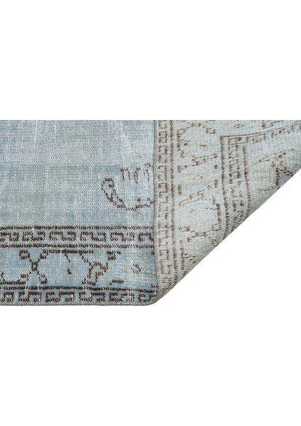 Klasik Modern Vintage Eskitme El Dokuma Halı 136 x 214 cm 9782