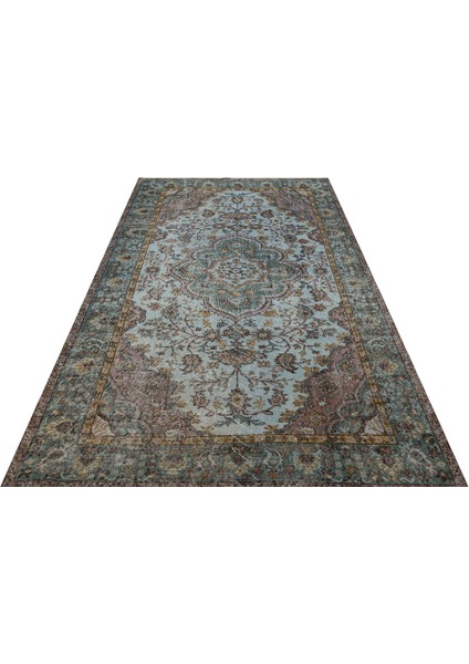 Özel Vintage El Dokuma Eskitme Halı160 x 265 cm 9790