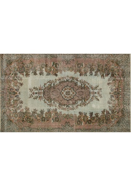 Klasik Modern Vintage Eskitme El Dokuma Halı 159 x 271 cm 9794