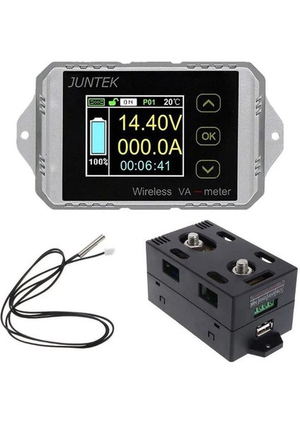 VAT1300 100V 300A Kablosuz Voltmetre Ampermetre - Kapasite Ölçer