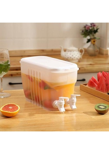 Musluk Soğuk Su Şişesi ile Su Sürahisi Su Isıtıcısı Çaydanlık Limon Suyu Sürahi Mutfak Drinkware Konteyner Isıya Dayanıklı Sürahi | Su Saksı ve su Isıtıcısı