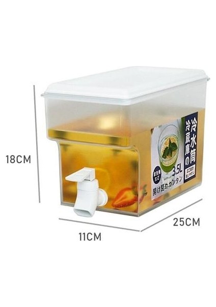 Musluk Soğuk Su Şişesi ile Su Sürahisi Su Isıtıcısı Çaydanlık Limon Suyu Sürahi Mutfak Drinkware Konteyner Isıya Dayanıklı Sürahi | Su Saksı ve su Isıtıcısı
