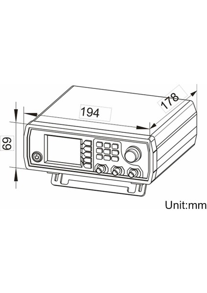 JDS6600 60MHZ Dds Çift Kanal Sinyal Jeneratörü