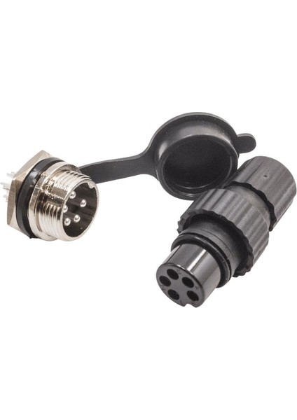 Gx-16 5-Pin Su Geçirmez Mike Konnektör - Panel Tipi fiyatları