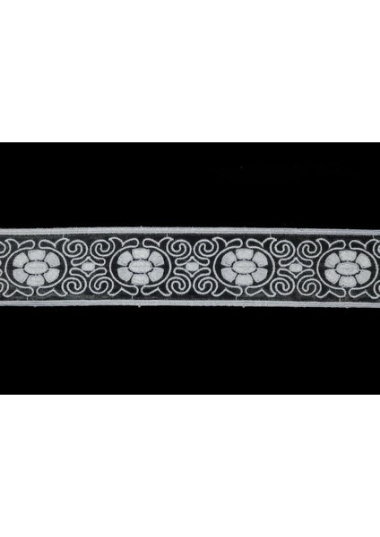 Organze Güpür 8078 9mt-Beyaz