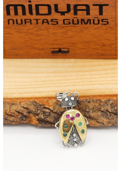 Uğur Böceği 925 Ayar Gümüş Telkari Kolye 201021638 fiyatları