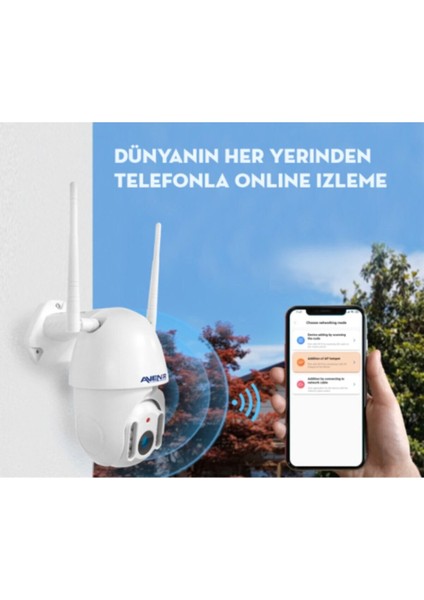 Avenır AV-380 Speed Dome Ip Kamera Motorlu + 1080P Ptz 2 Mp Dış Mekan Ip Kamera 