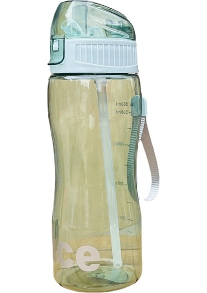 Spor Pipet Bardak Büyük Kapasiteli Erkek ve Kız Plastik Su Bardağı Isıya Dayanıklı Taşınabilir Yaz Basit Düşmeye Dayanıklı ve Sızdırmaz Su Isıtıcısı(Yurt Dışından)
