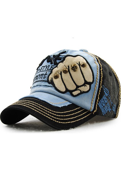 Yumruk Detaylı Beyzbol Şapkası (Yurt Dışından)