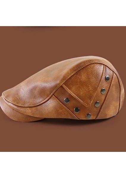 Erkek Retro Perçinli Şapka (Yurt Dışından)