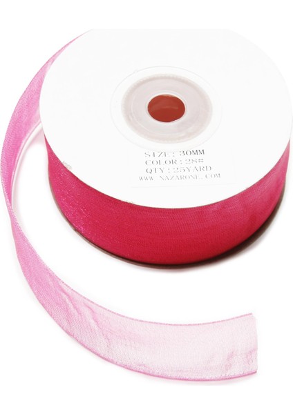 Organze Kurdele 3CM-23MT-FUŞYA(803)