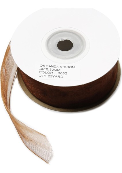 Organze Kurdele 3CM-23MT-KAHVERENGİ(208)