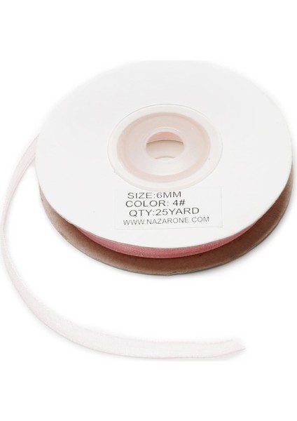 Organze Kurdele 6MM/23MT-PEMBE(503)